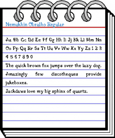 Nemukhin Obralho Regular Font