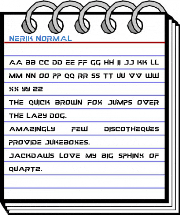 Nerik normal Font