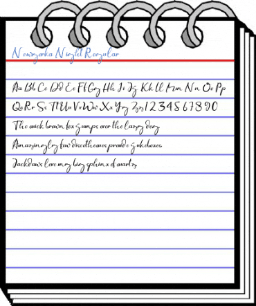 Newyorka Night Regular Font