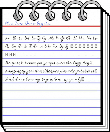 Nice Tune Demo Regular Font