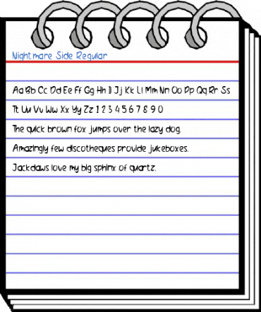 Nightmare Side Regular Font