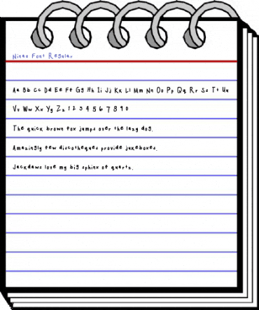 Ninas Font Regular Font