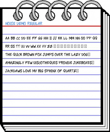 Noise Demo Regular Font