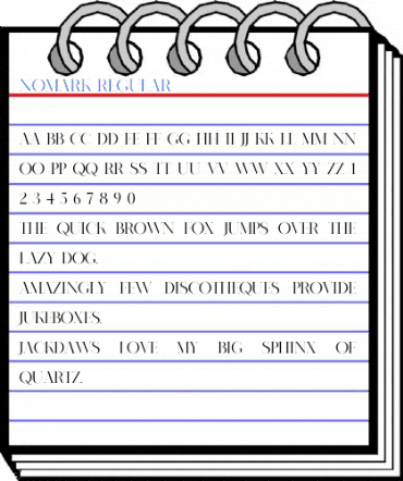 Nomark Regular Font