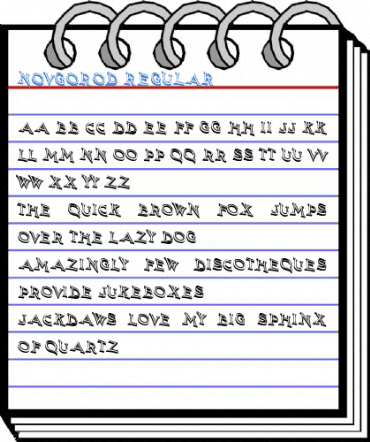 Novgorod Regular Font