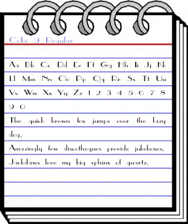 Coke 9 Regular Font