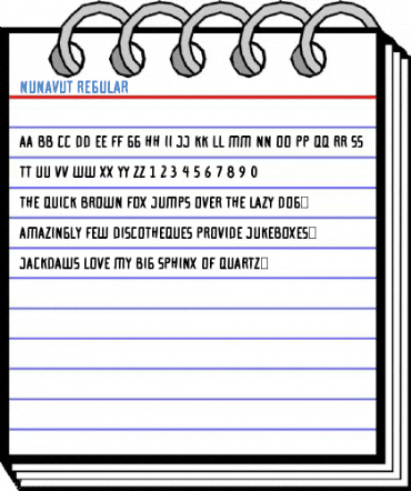 Nunavut Regular Font