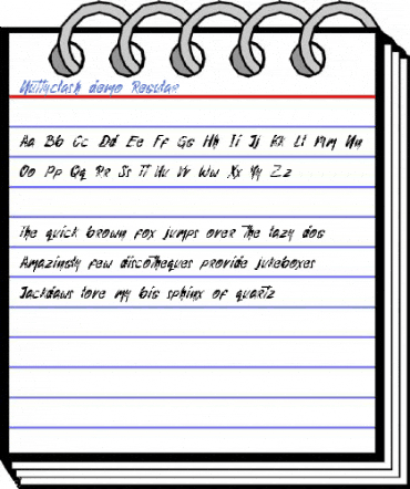 Nuttyclash demo Regular Font