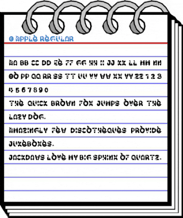 O Apple Regular Font