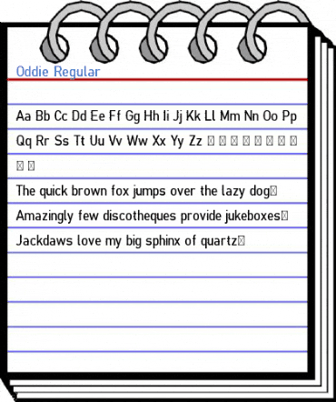 Oddie Regular Font