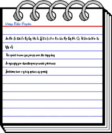 Ohayo Billie Regular Font