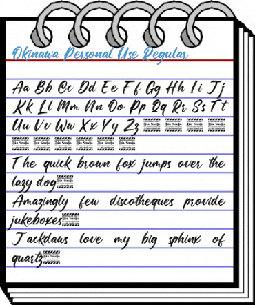 Okinawa Personal Use Regular Font