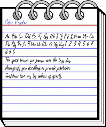 Olive Regular Font