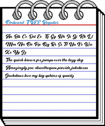 Onboard FREE Regular Font