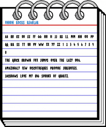 Onion Rocks Regular Font