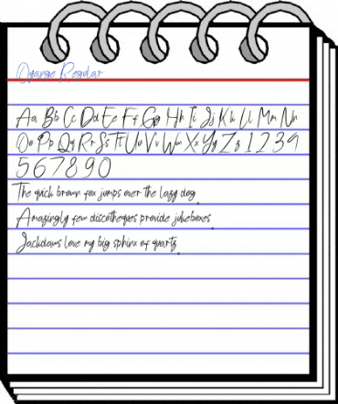 Oyange Regular Font