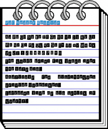 Paf Header Regular Font