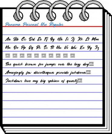Panama Personal Use Regular Font