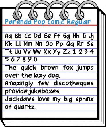 Parenda Pop Comic Regular Font