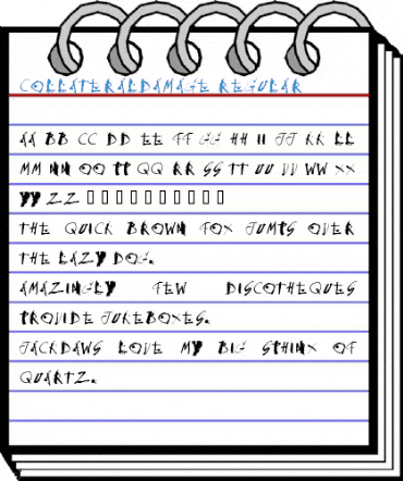 CollateralDamage Regular Font