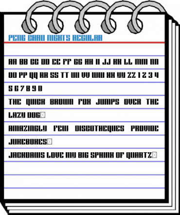 Peng Chau Nights Regular Font