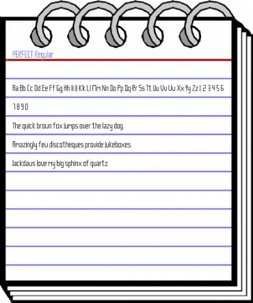 PERFECT Regular Font