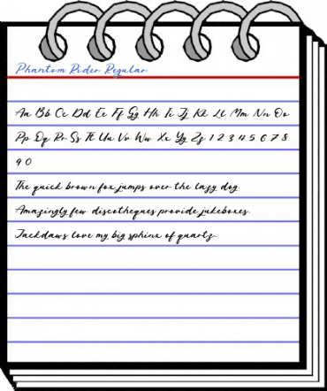 Phantom Rider Regular Font