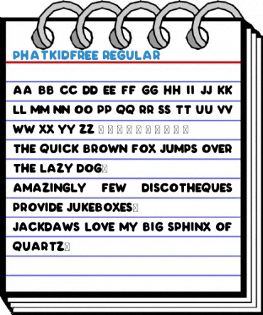 PHATKIDfree Regular Font