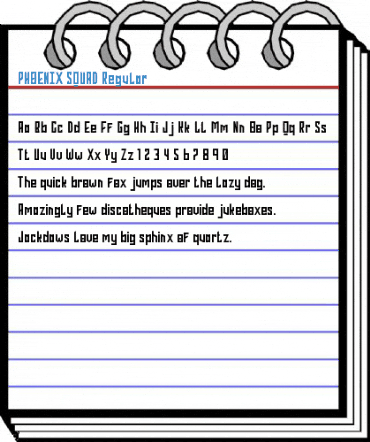 PHOENIX SQUAD Regular Font