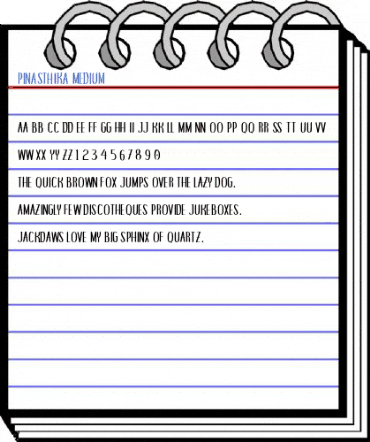 Pinasthika Medium Font