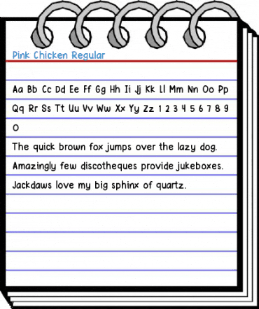 Pink Chicken Regular Font