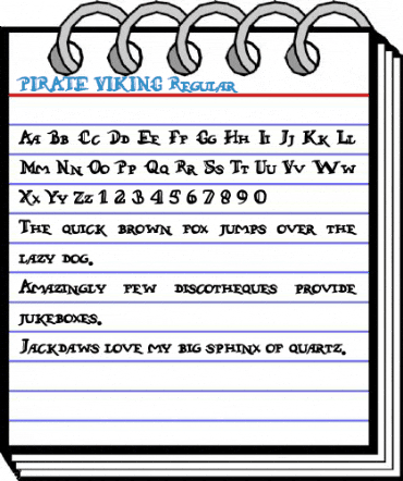 PIRATE VIKING Regular Font