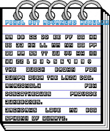 Pixel Bit Advanced Regular Font