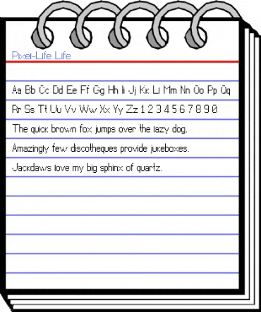 Pixel-Life Life Font