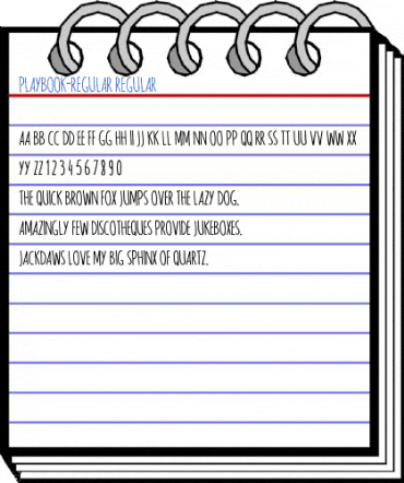 Playbook-Regular Regular Font