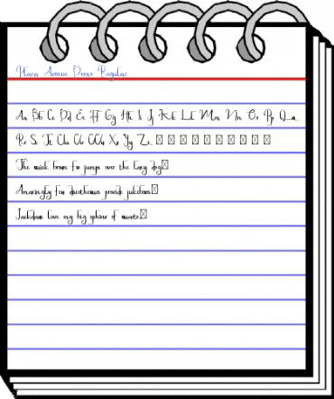 Plaza Avenue Demo Regular Font