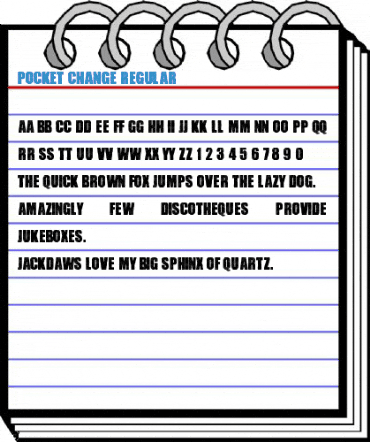 Pocket Change Regular Font