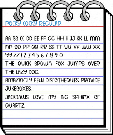 Pocky Cocky Regular Font