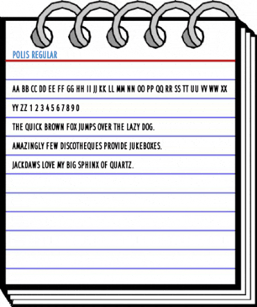Polis Regular Font