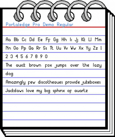 Portaledge Pro Demo Regular Font