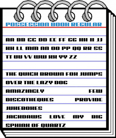 Possession Book Regular Font