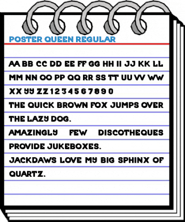 Poster Queen Regular Font
