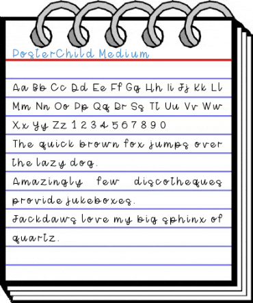 PosterChild Medium Font