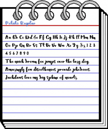 Potato Regular Font