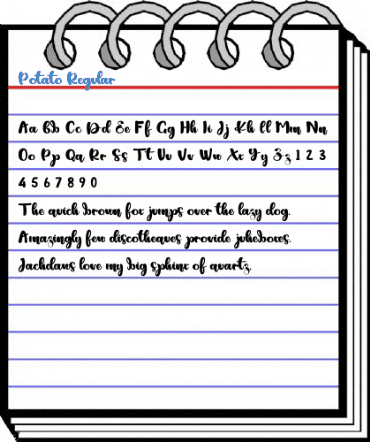 Potato Regular Font
