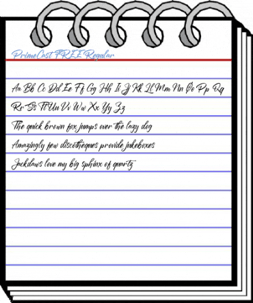 PrimeCast FREE Regular Font
