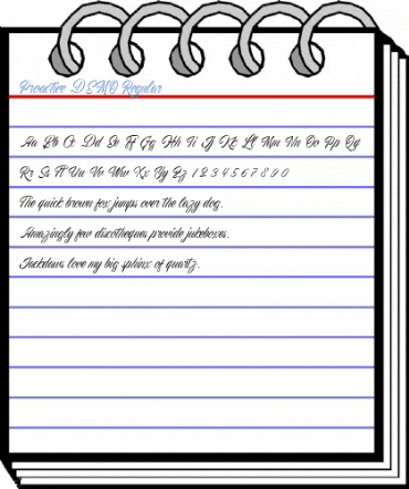 Proactive DEMO Regular Font