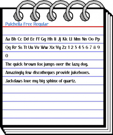 Pulchella Free Regular Font