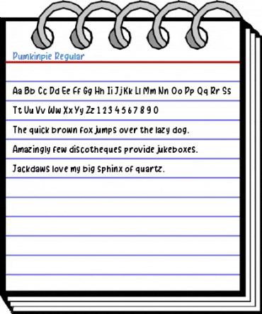 Pumkinpie Regular Font