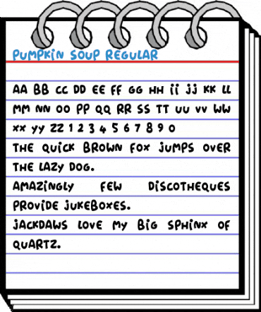 Pumpkin Soup Regular Font
